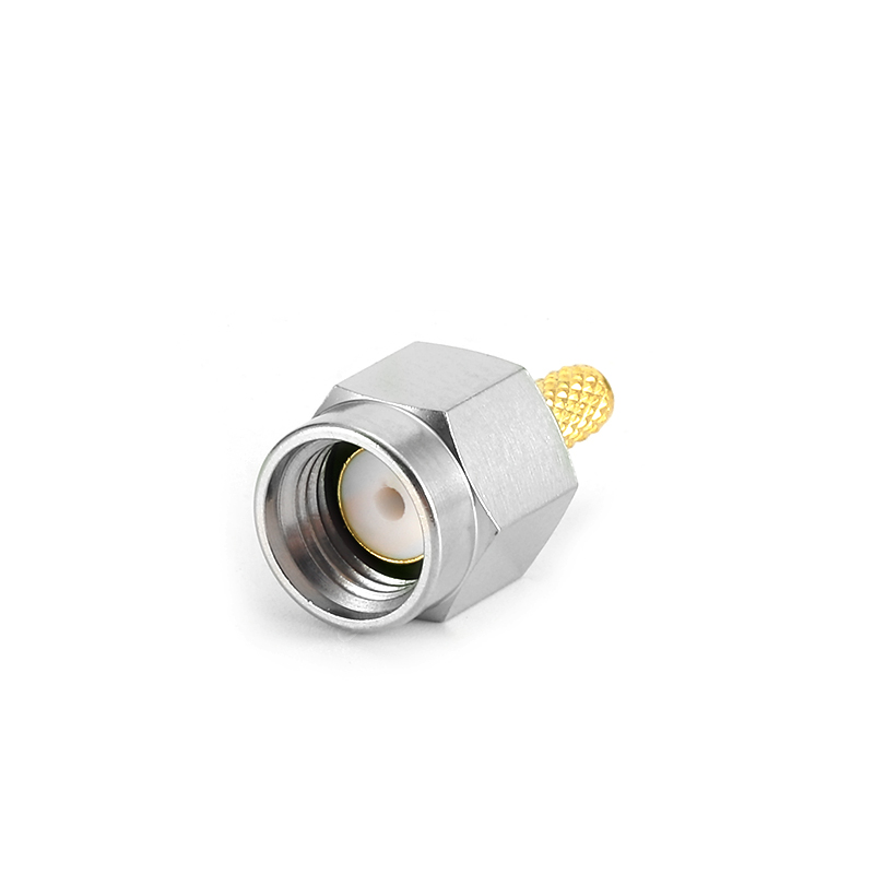 SMA MALE connector CRIMP size for coaxial cabale  RG316 STEEL