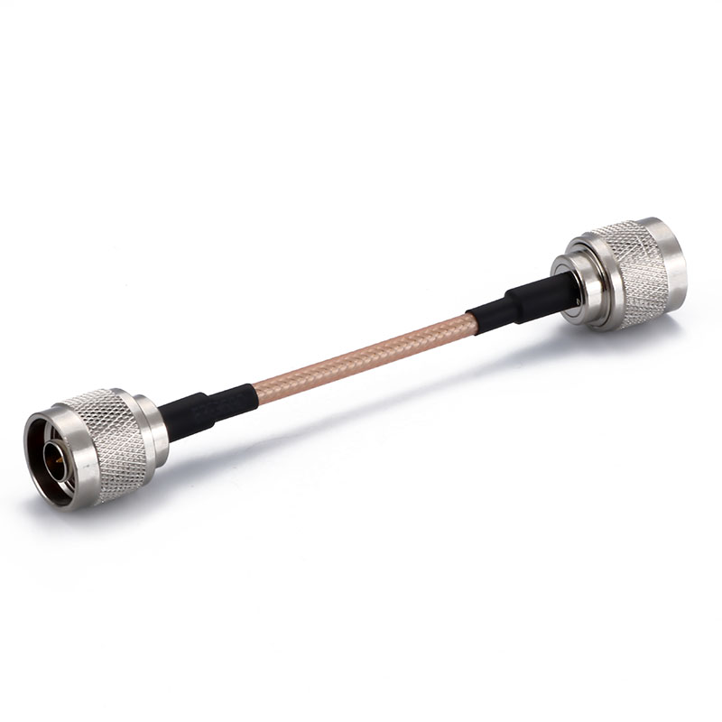 RG142 coaxial cable assembly with N MALE TO N MALE connector